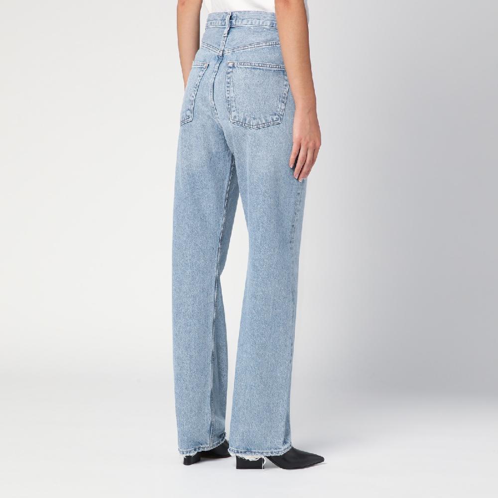 AGOLDE Jeans azzurro in denim rigenerato Outlet