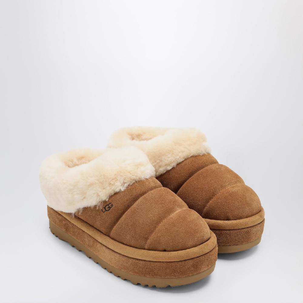 UGG Slide W Tazzlita castagna in suede Saldi