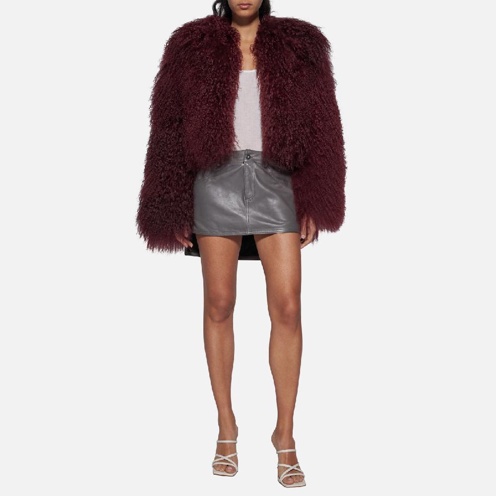 Salvatore Santoro GIACCA IN SHEARLING - BORDEAUX Acquista Ora