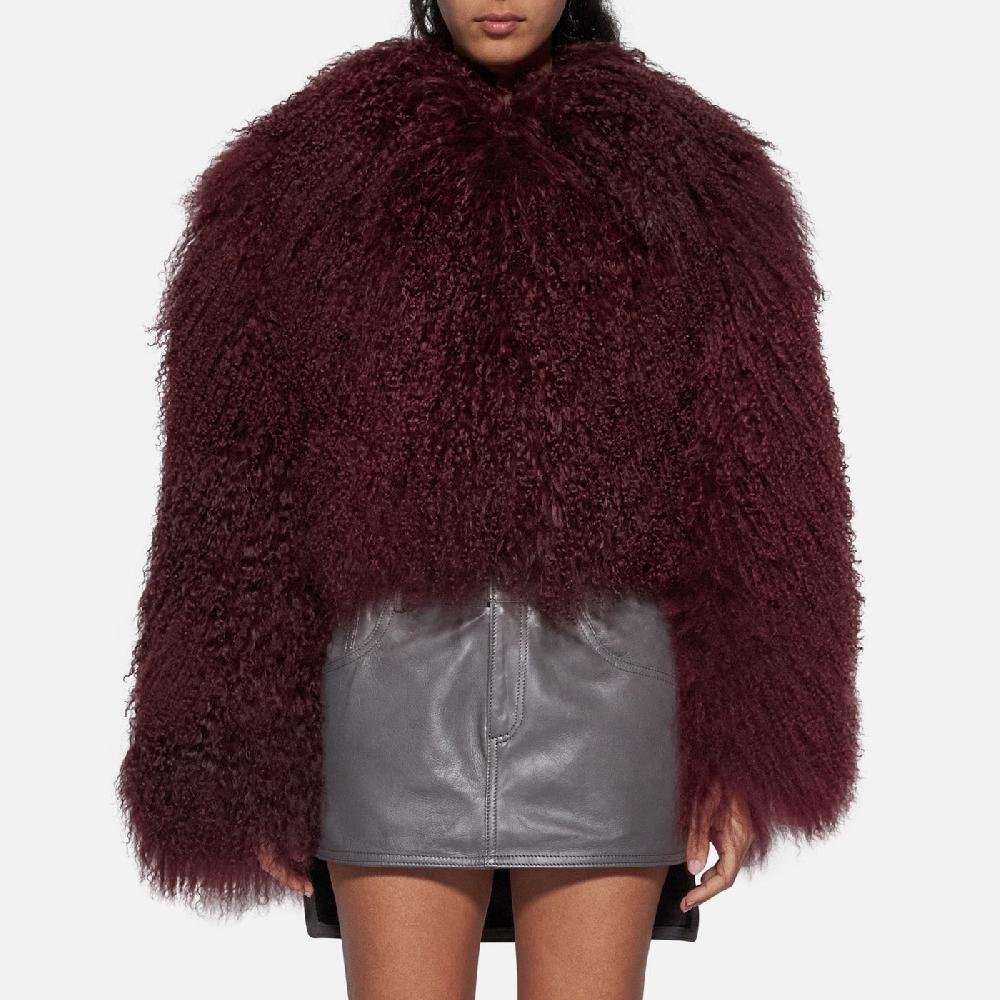 Salvatore Santoro GIACCA IN SHEARLING - BORDEAUX Acquista Ora