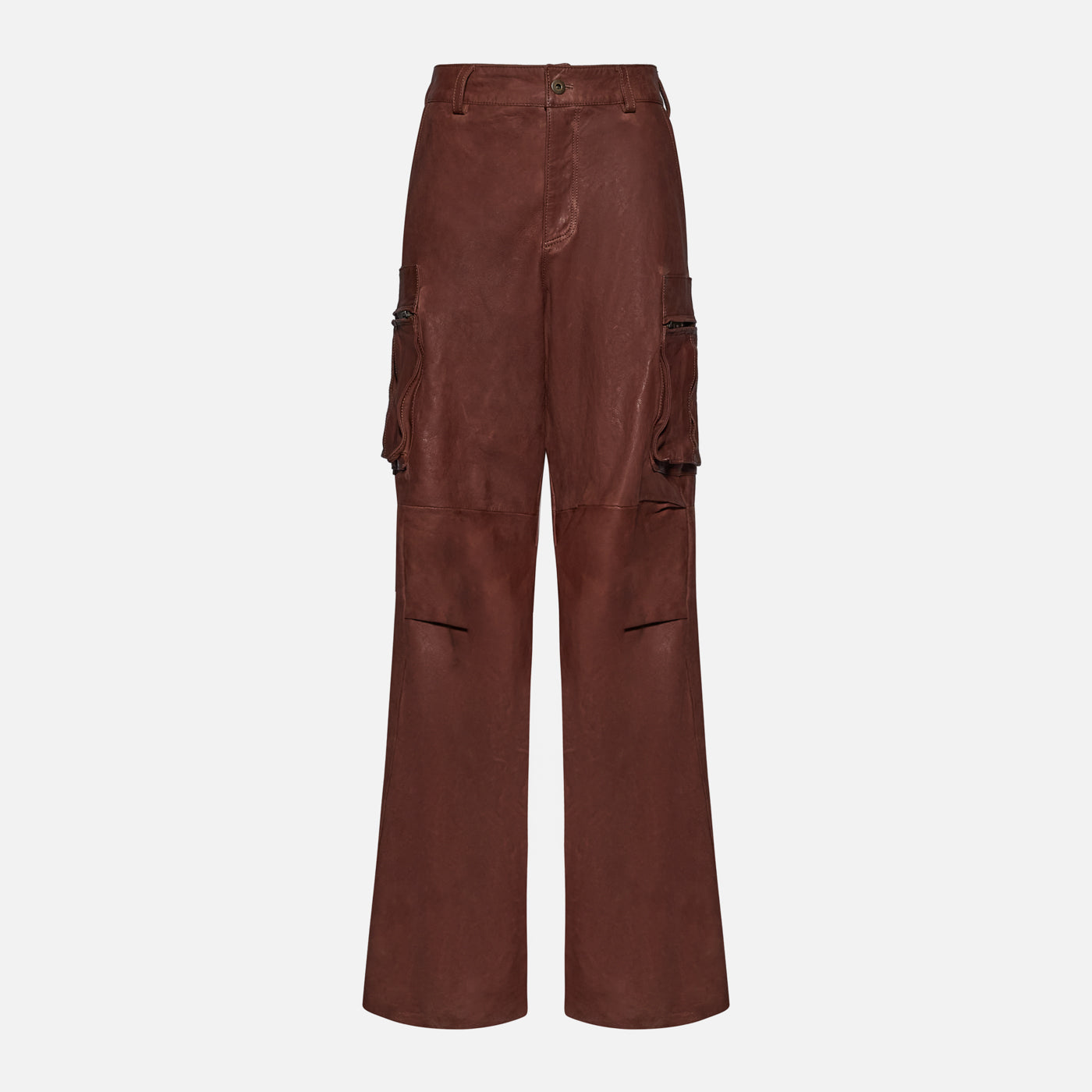 Salvatore Santoro PANTALONE IN PELLE - WOOD Spedizione Gratuita