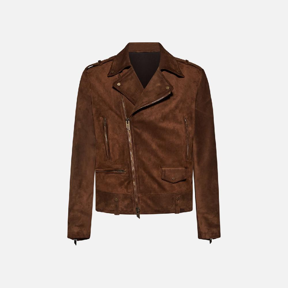 Salvatore Santoro BIKER IN CAMOSCIO - BROWN Soddisfazione Garantita