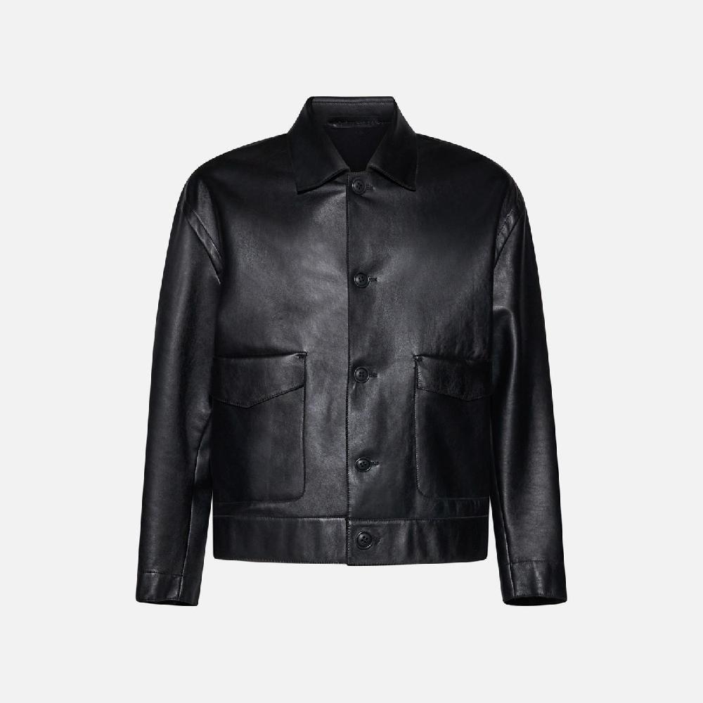 Salvatore Santoro GIACCA IN PELLE - BLACK Negozi Online