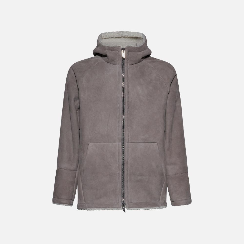 Salvatore Santoro FELPA IN SHEARLING - GREY Shopping Online