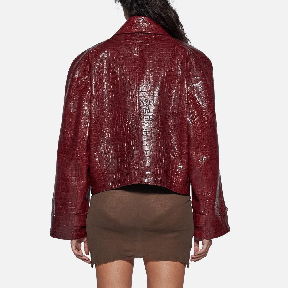 Salvatore Santoro GIACCA IN PELLE - BORDEAUX Online
