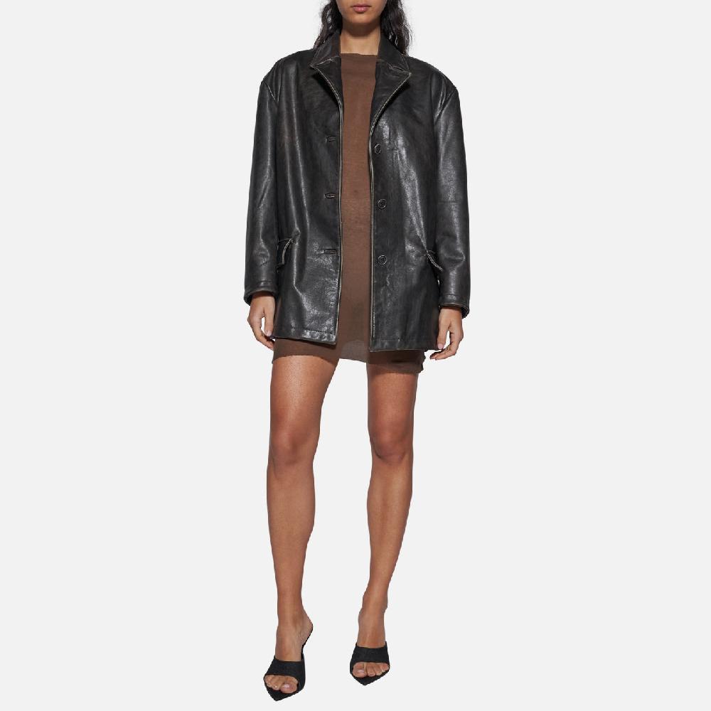 Salvatore Santoro GIACCA IN PELLE - BLACK Fino al 55% di sconto