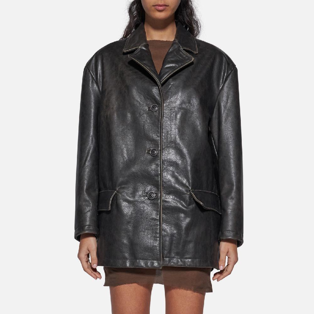 Salvatore Santoro GIACCA IN PELLE - BLACK Fino al 55% di sconto