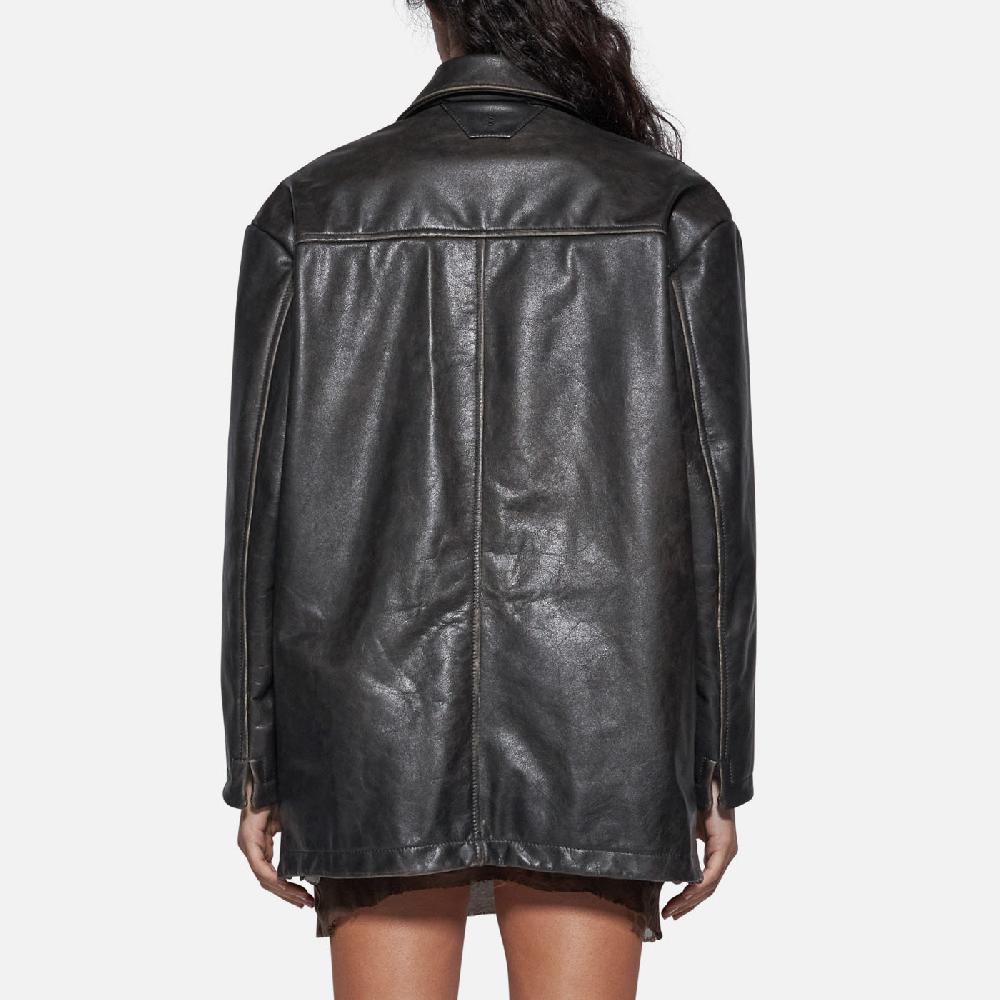 Salvatore Santoro GIACCA IN PELLE - BLACK Fino al 55% di sconto