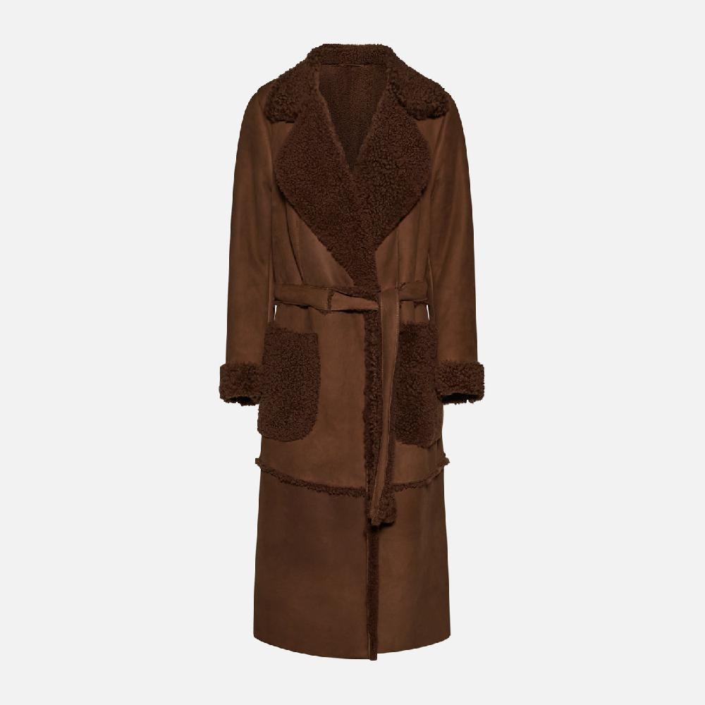 Salvatore Santoro CAPPOTTO IN SHEARLING- BROWN Economico