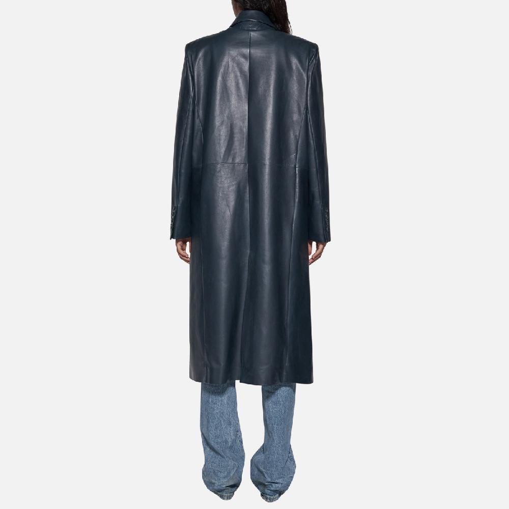 Salvatore Santoro CAPPOTTO IN PELLE - ASFALTO Qualità
