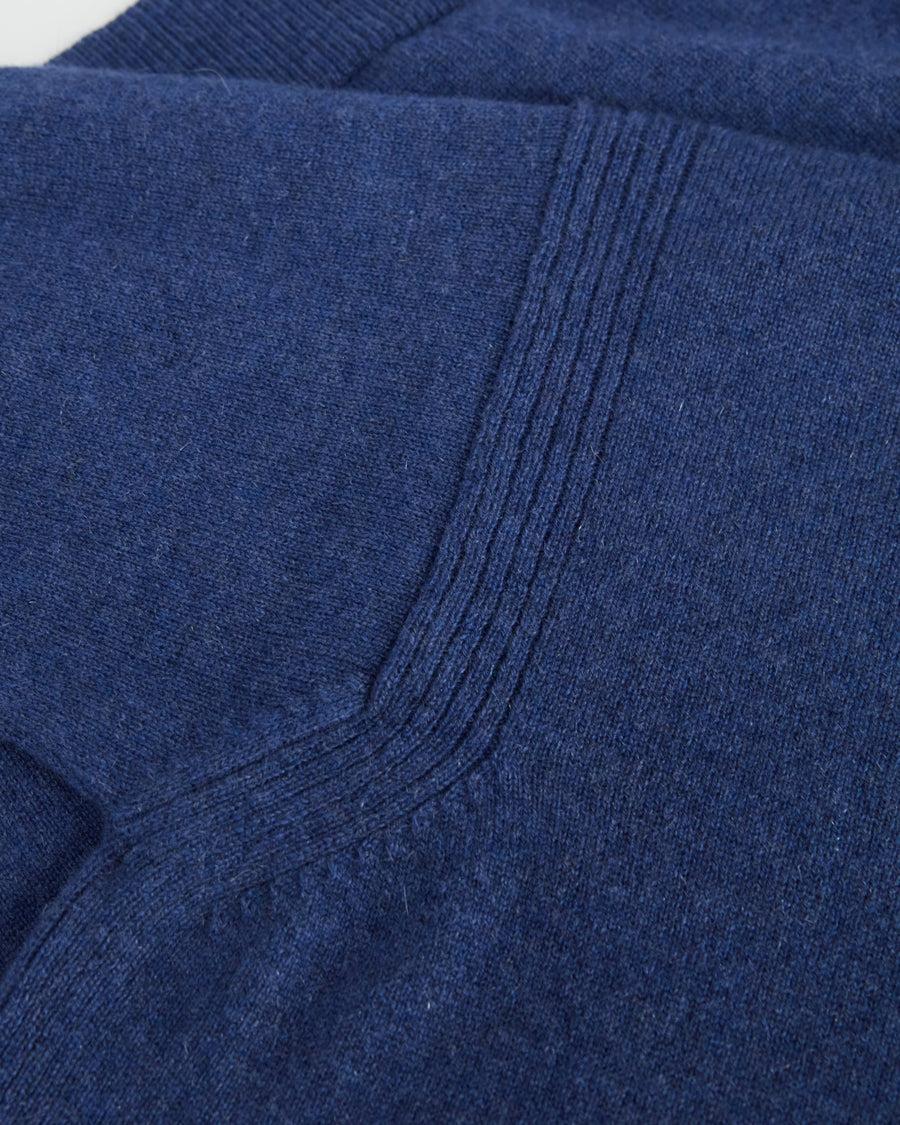 Scaglione T-SHIRT RIBBED SIDES DENIM Offerta