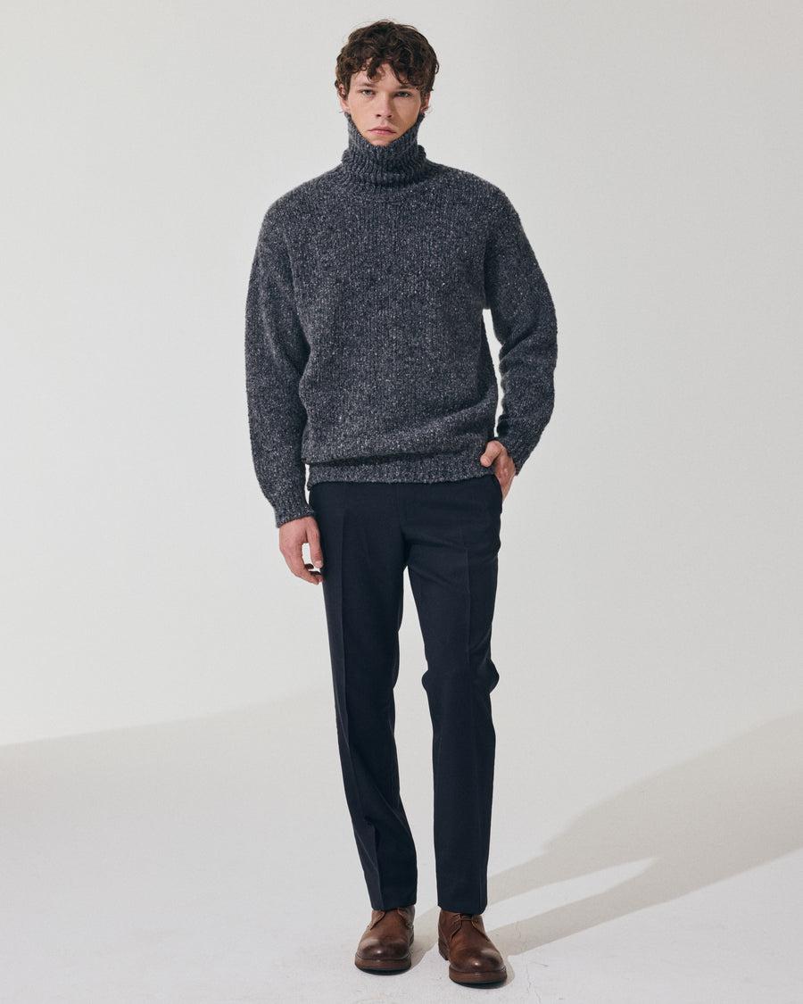 Scaglione TURTLE NECK MAXI CASHMOULINE' BLACK Negozi Online