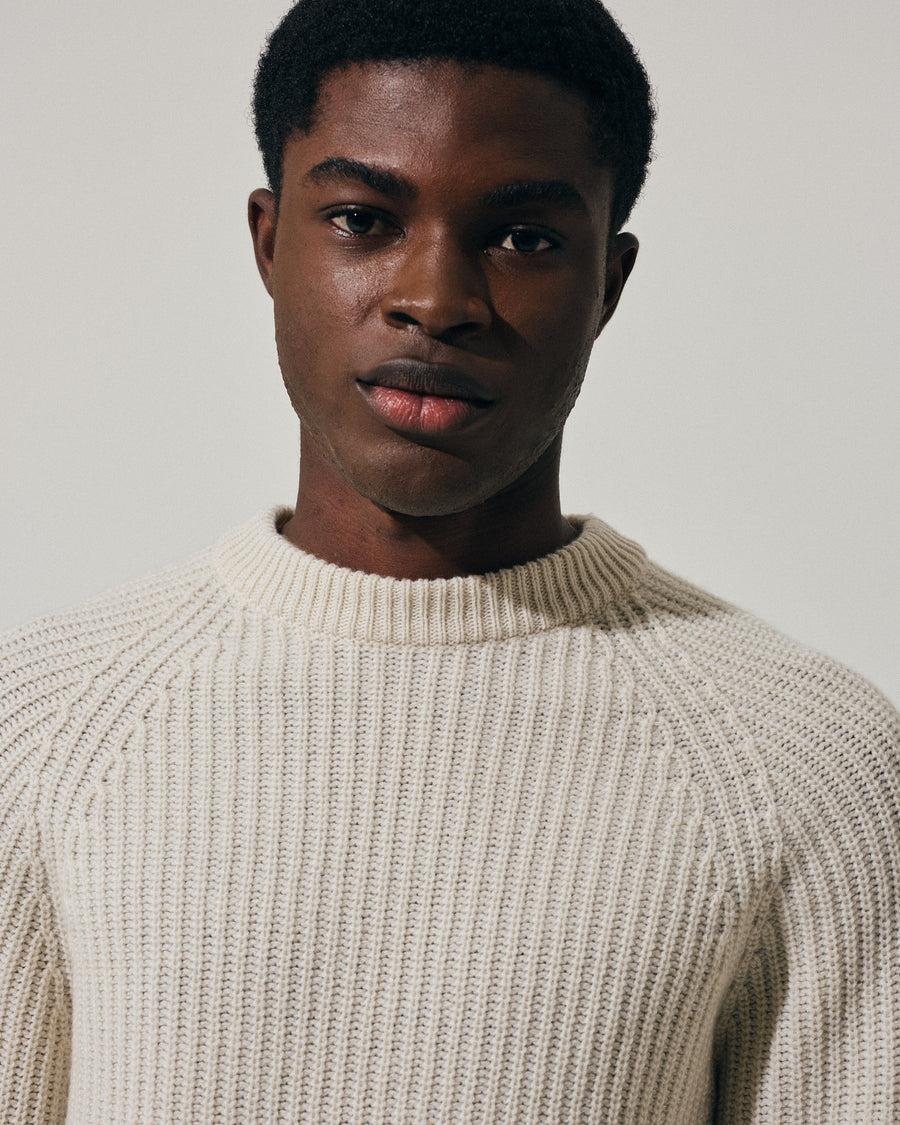 Scaglione ROUND NECK PANNOCCHIA RAGLAN HYBRD CASHMERE MILK Online