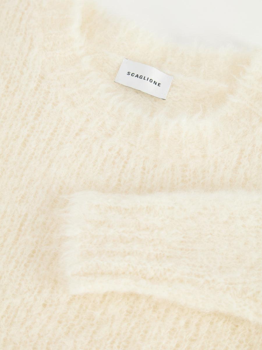 Scaglione ROUND NECK TRAPEZIO MILK Italia