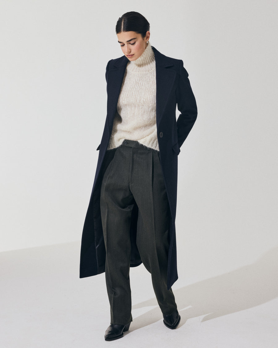 Scaglione COAT PETTO SEMPLICE NAVY Promozione