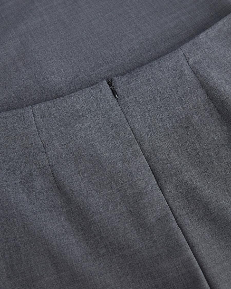 Scaglione SKIRT MERINO TUBINOLUNGA SMOG Fino Al -60%