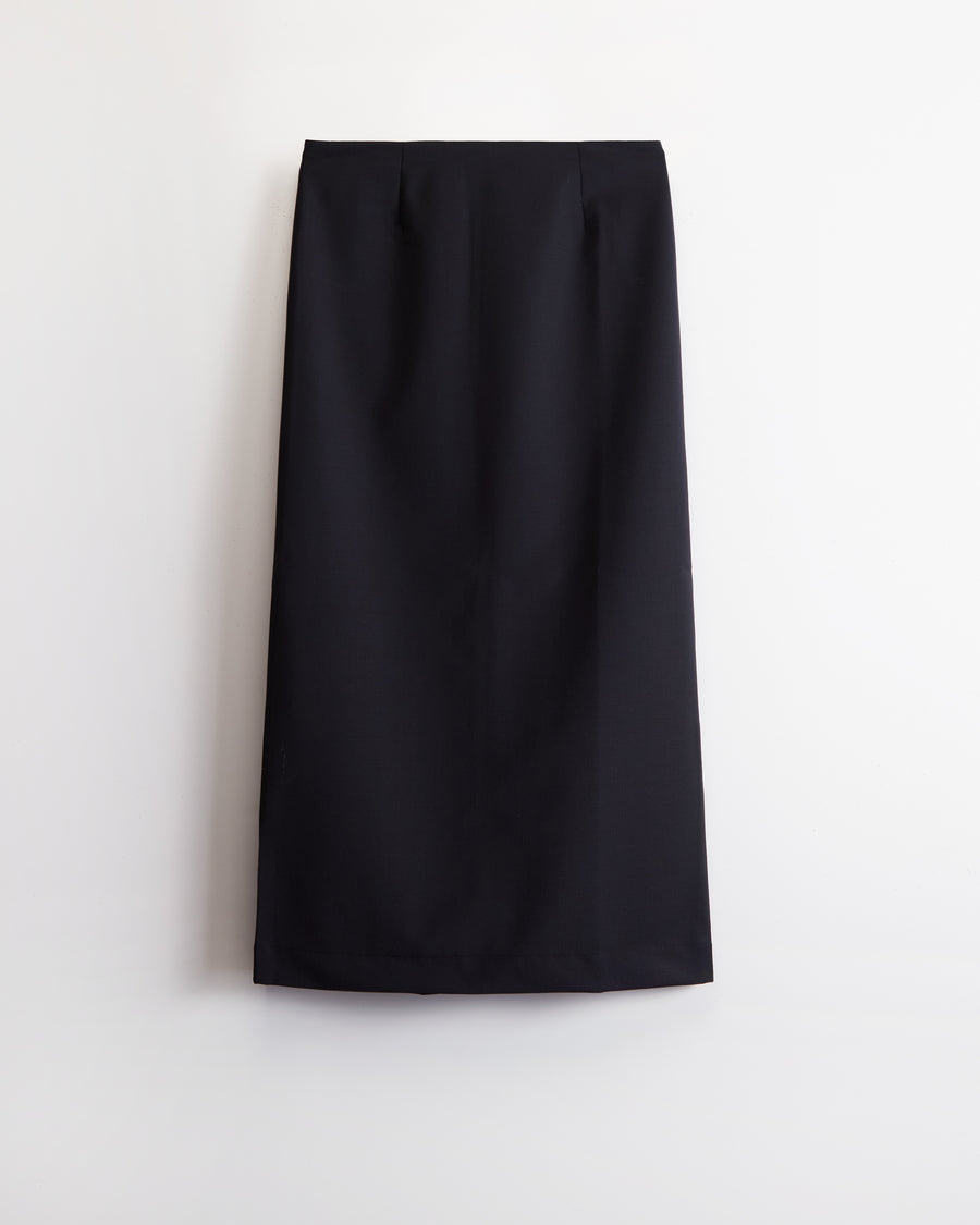 Scaglione SKIRT MERINO TUBINOLUNGA BLACK Shopping Online
