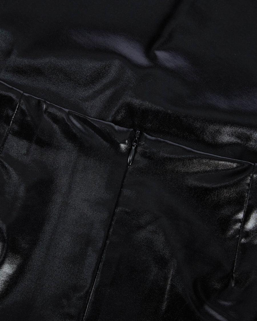 Scaglione SKIRT METAL TUBINO LUNGA BLACK Sottocosto