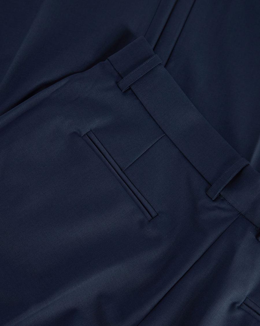 Scaglione PANTS PIEGA CENTALE MERINO NAVY Convenienza