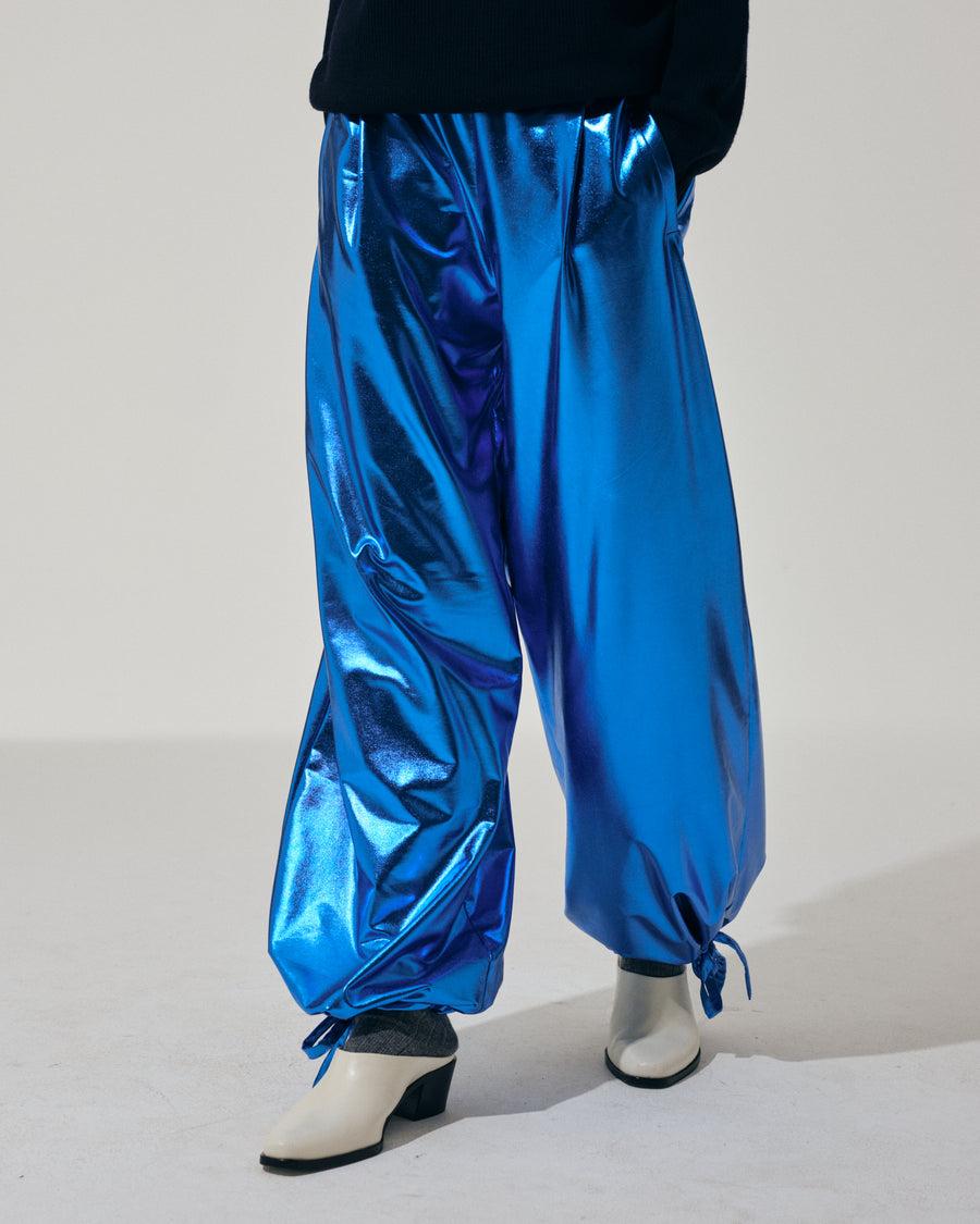 Scaglione PANTS JOGGER METAL BLUE Novità
