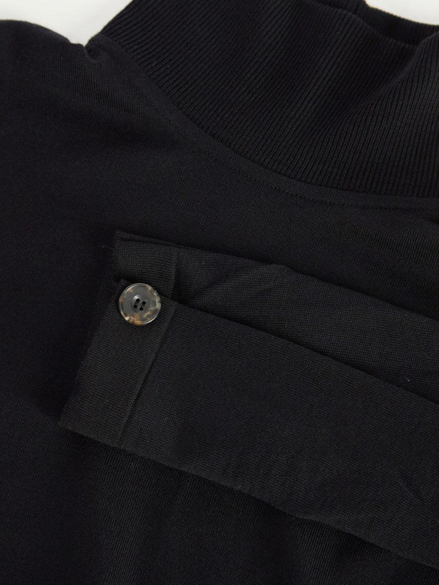 Scaglione TURTLE NECK SWEATSHIRT BLACK Online
