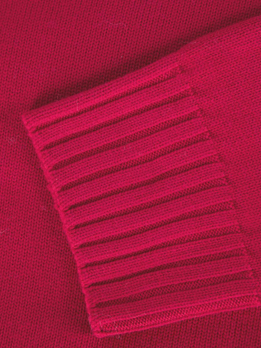 Scaglione ROUND NECK BOXY SOFT MAGENTA Saldi
