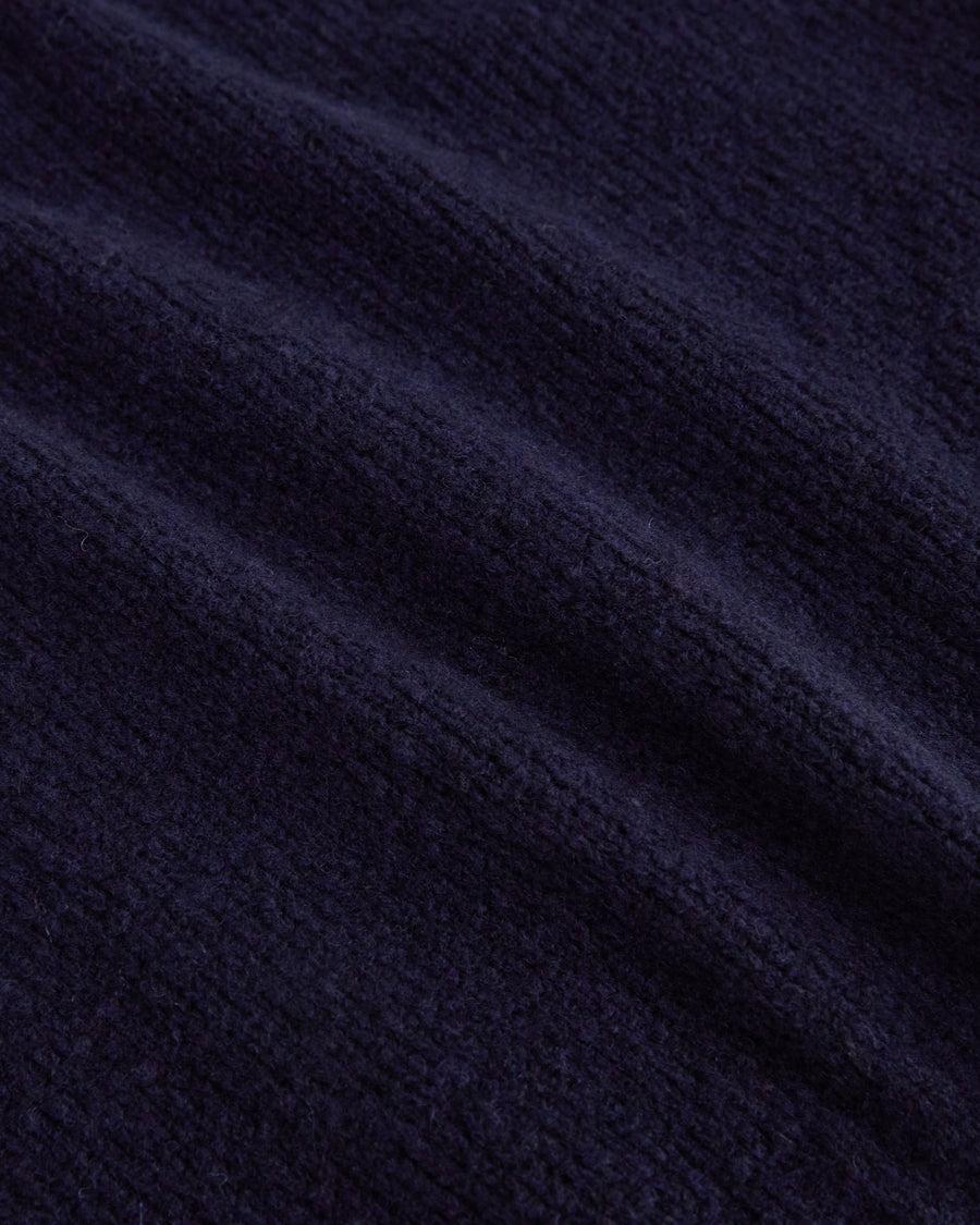 Scaglione ROUND NECK SLIM PUFFED CASHMERE SEAMLESS NAVY Offerte