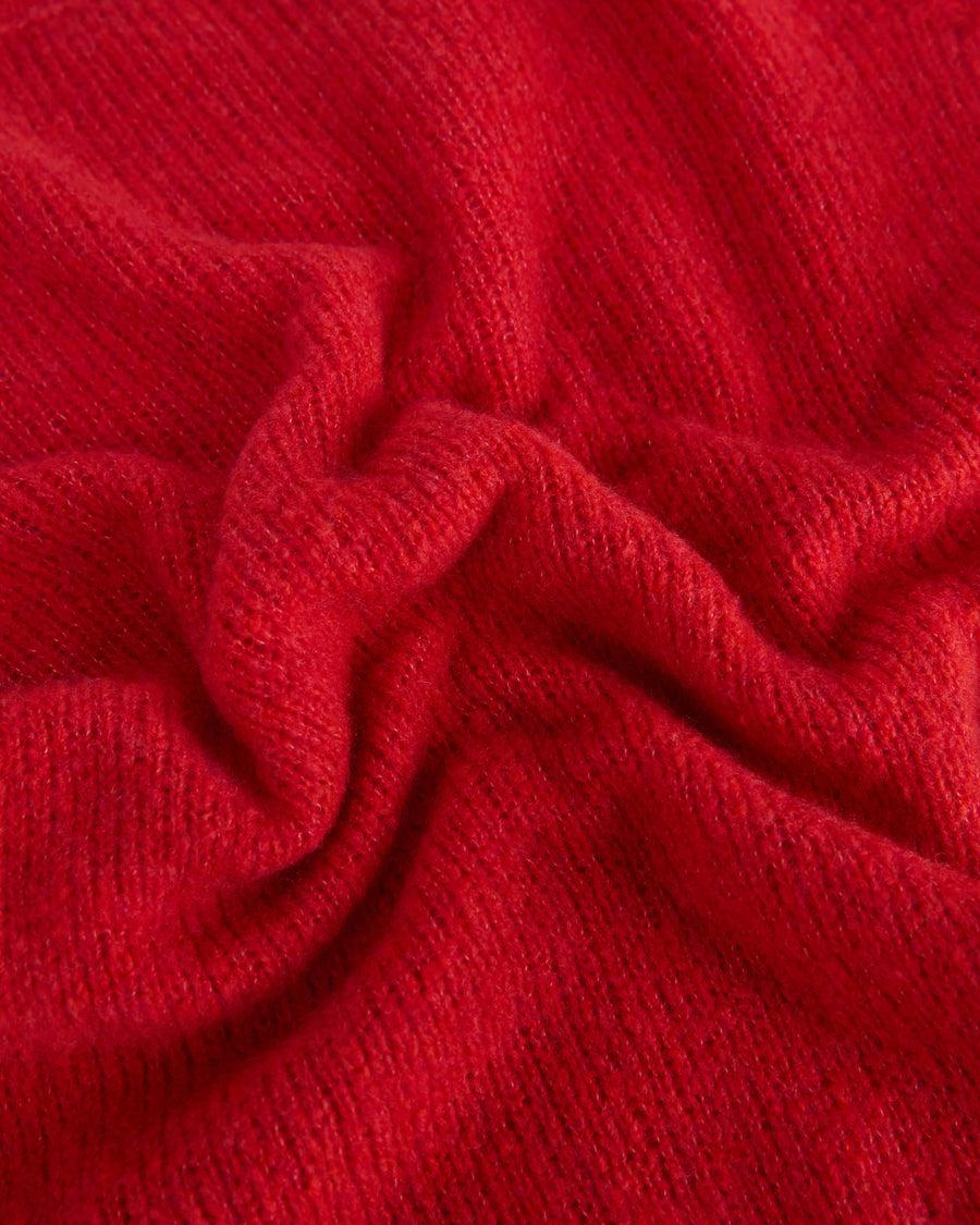 Scaglione ROUND NECK SLIM PUFFED CASHMERE SEAMLESS SCARLET Hotsell