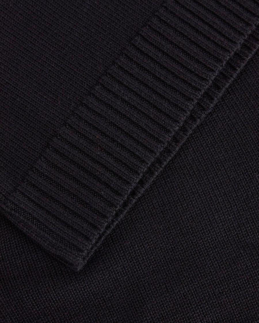 Scaglione ROUND NECK MERINO SOFT BLACK Vendita Economica