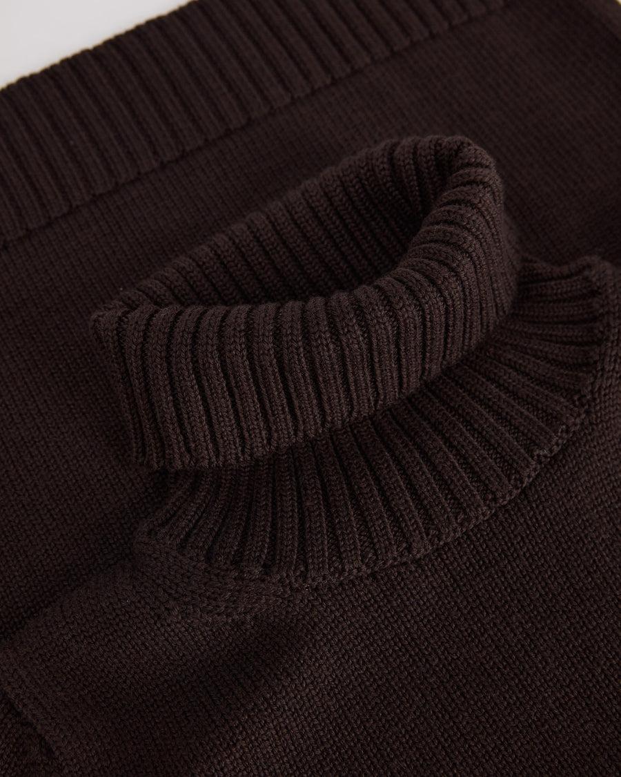 Scaglione TURTLE NECK MERINO SOFT EBANO Pezzi Unici