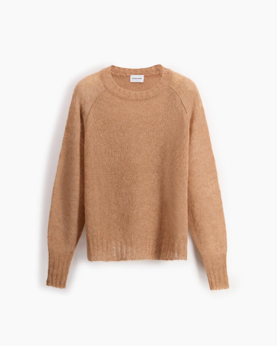 Scaglione ROUND NECK OVER SEAMLESS CARAMEL Negozi Online