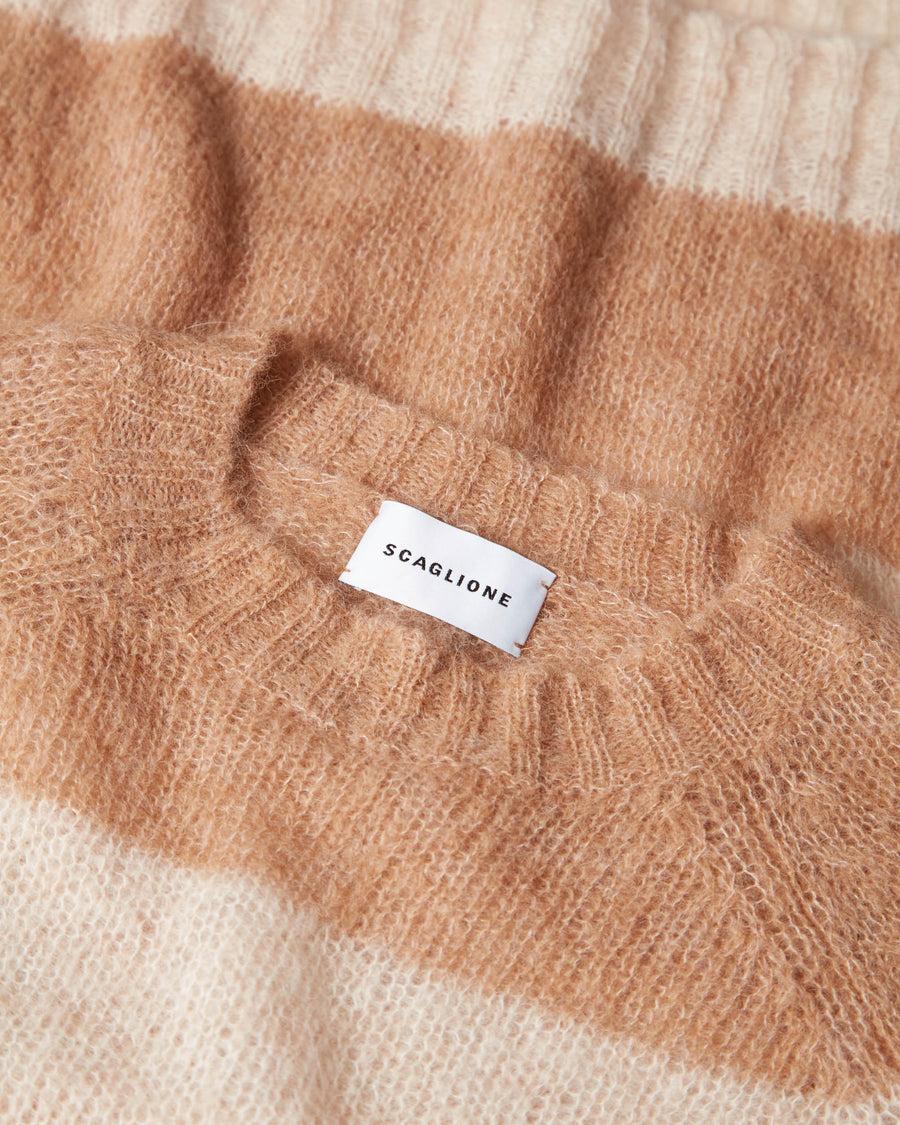 Scaglione ROUND NECK RIGA RUGBY SAND/CARAM Shopping Online