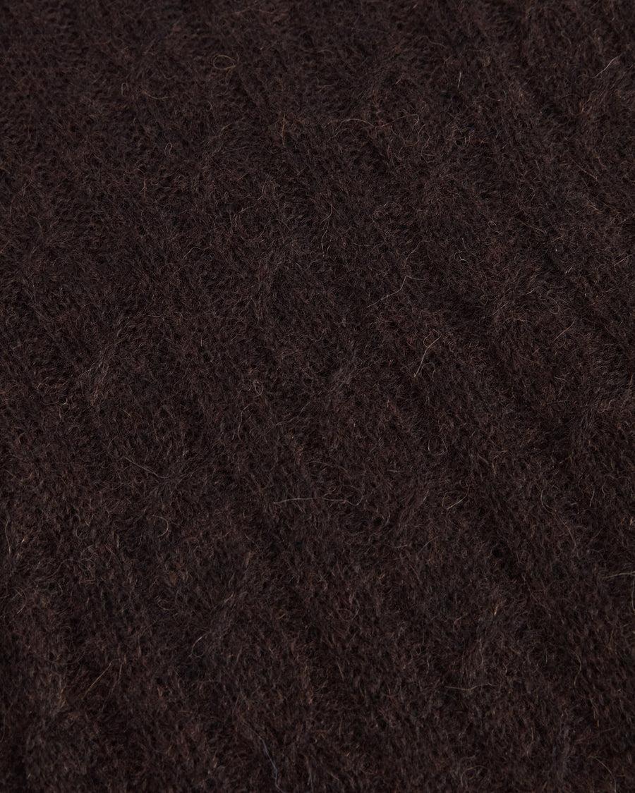 Scaglione TURTLE NECK SLIM CABLES ULTRALIGHT EBANO Sconto