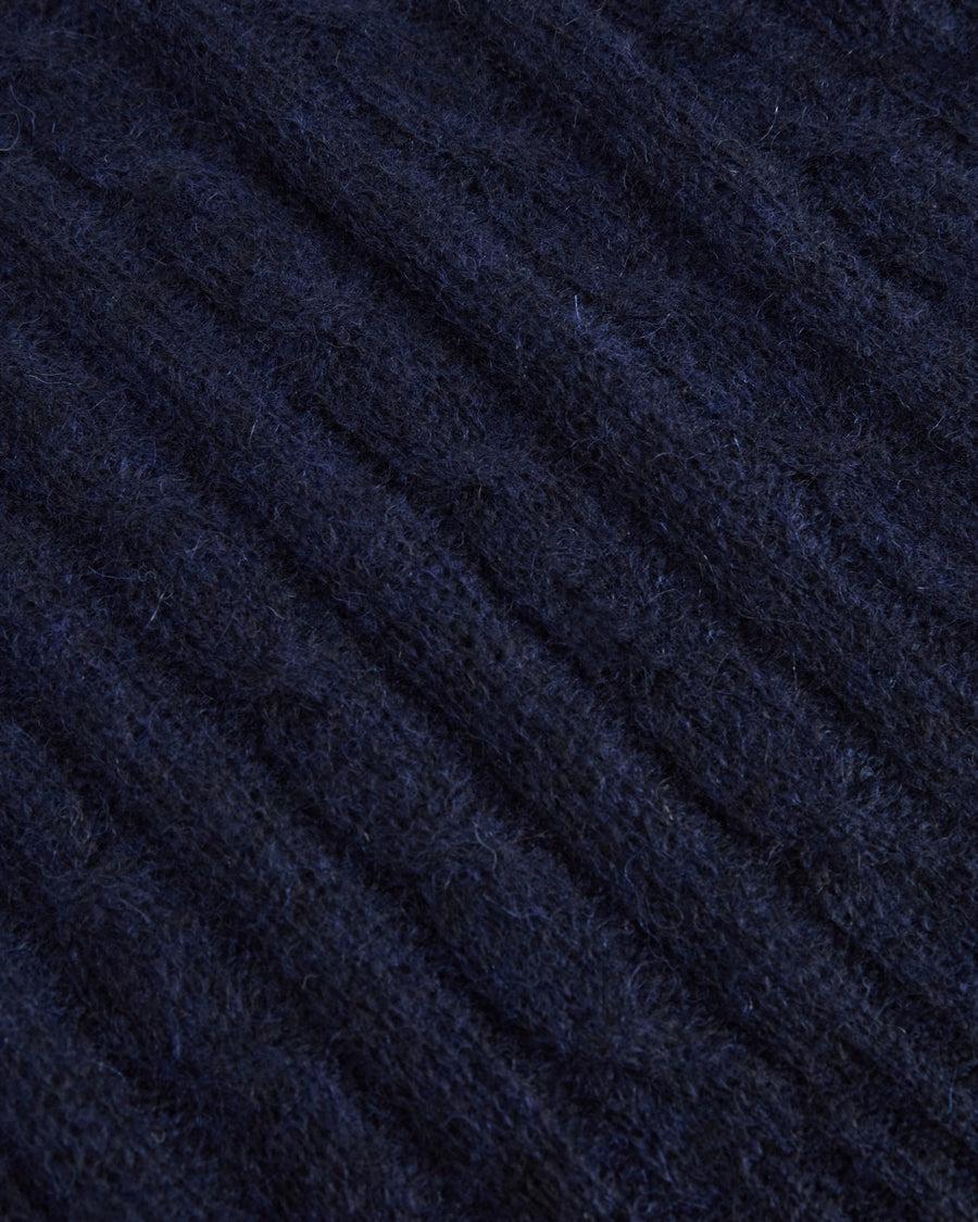Scaglione ROUND NECK BOXY CABLES ULTRALIGHT NAVY Outlet
