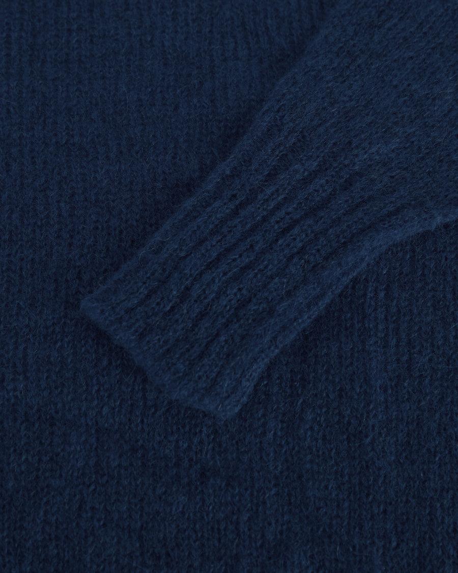 Scaglione BOAT NECK BOXY RAGLAN SEAMLESS NAVY Saldi