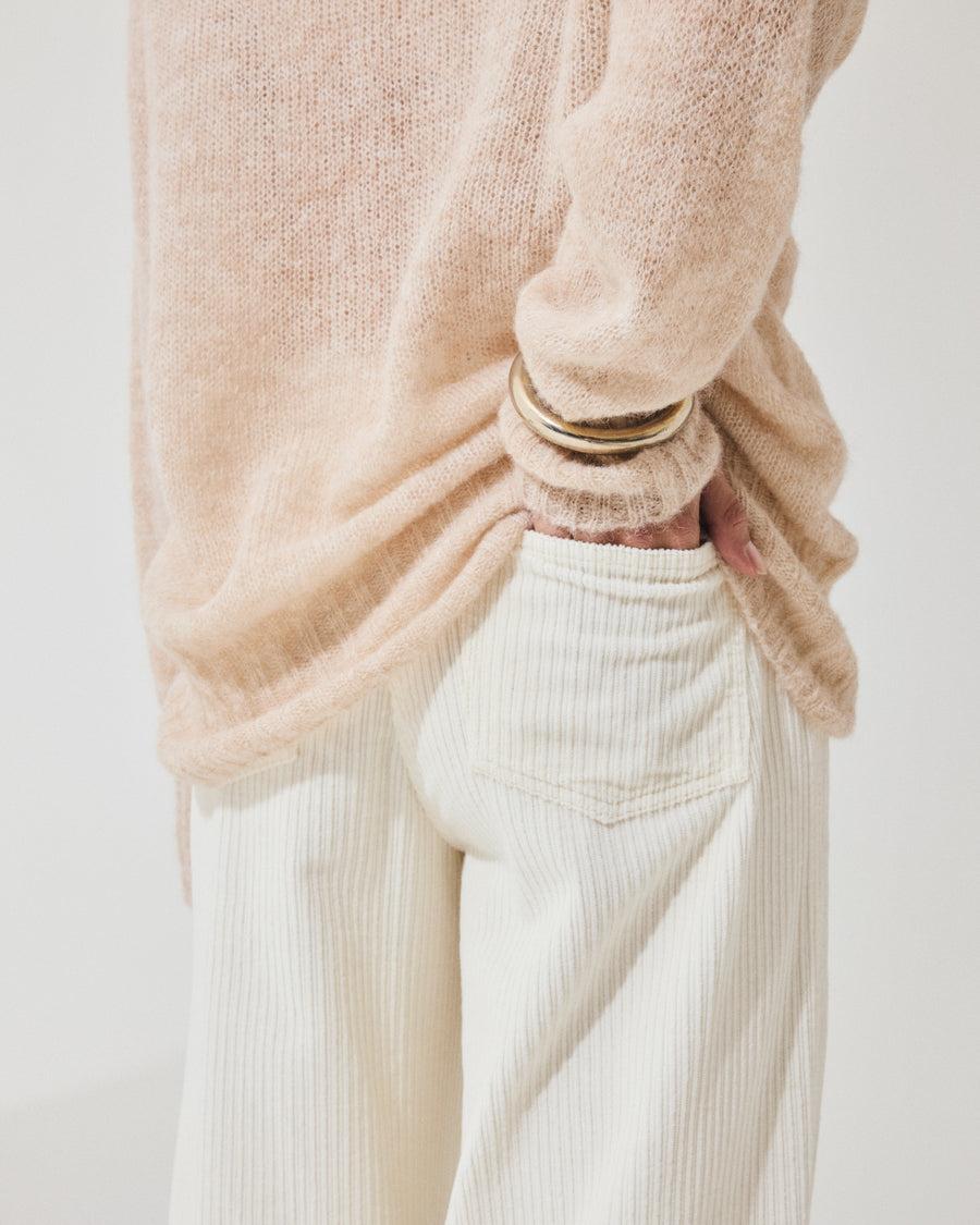 Scaglione TURTLE NECK RAGLAN SEAMLESS SAND Vendita Economica