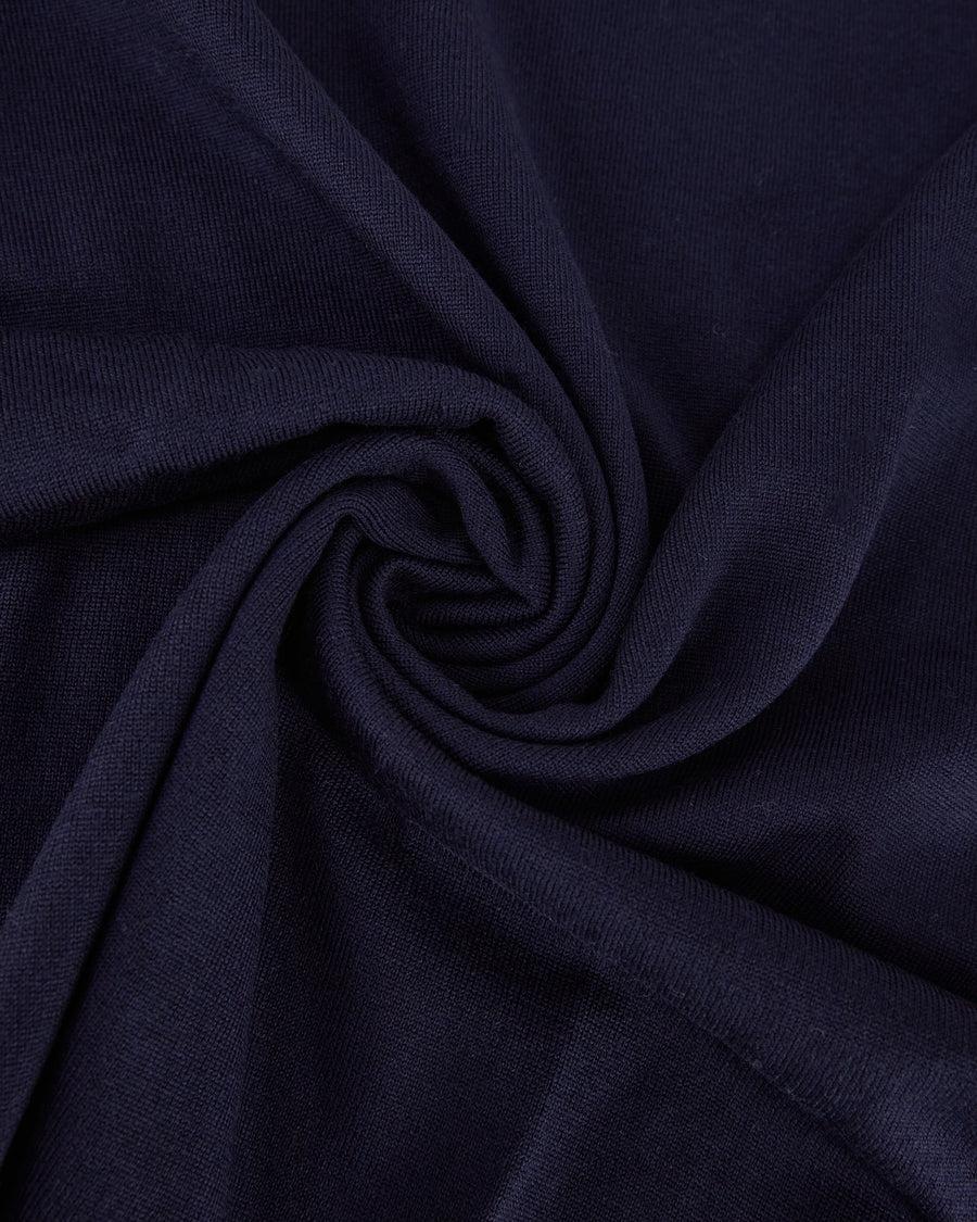 Scaglione ROUND NECK COMPACT MERINO NAVY Consegna Veloce