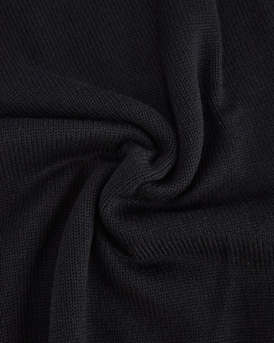 Scaglione TURTLE NECK RAGLAN SOFT MERINO BLACK Prezzo Ridotto
