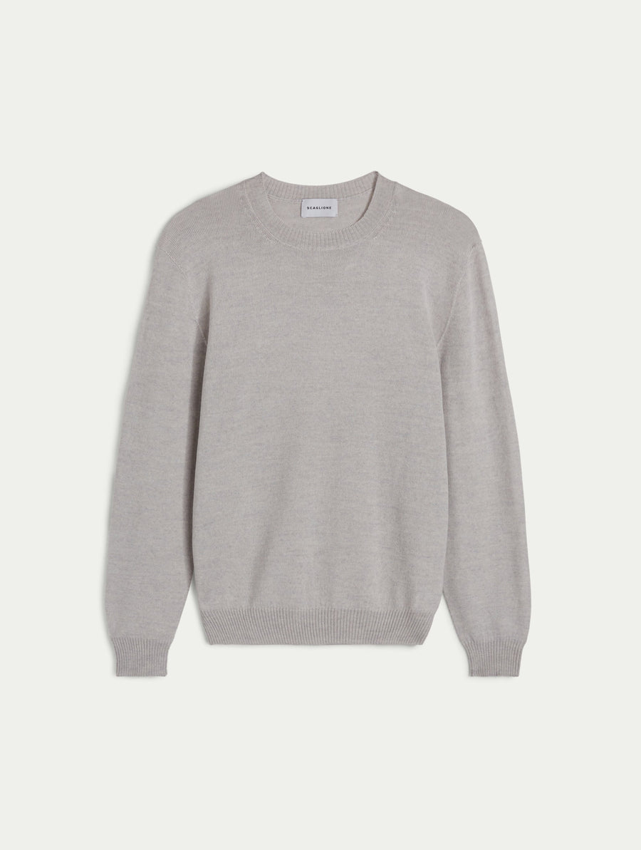 Scaglione GIROCOLLO SENZA CUCITURE MERINO GRIGIO Promozione temporanea