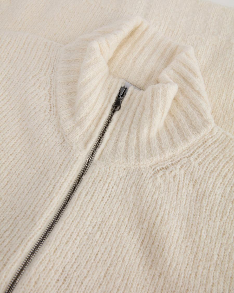 Scaglione ZIPPER PUFFED CASHMERE CASHMERE SEAMLESS MILK In Saldo
