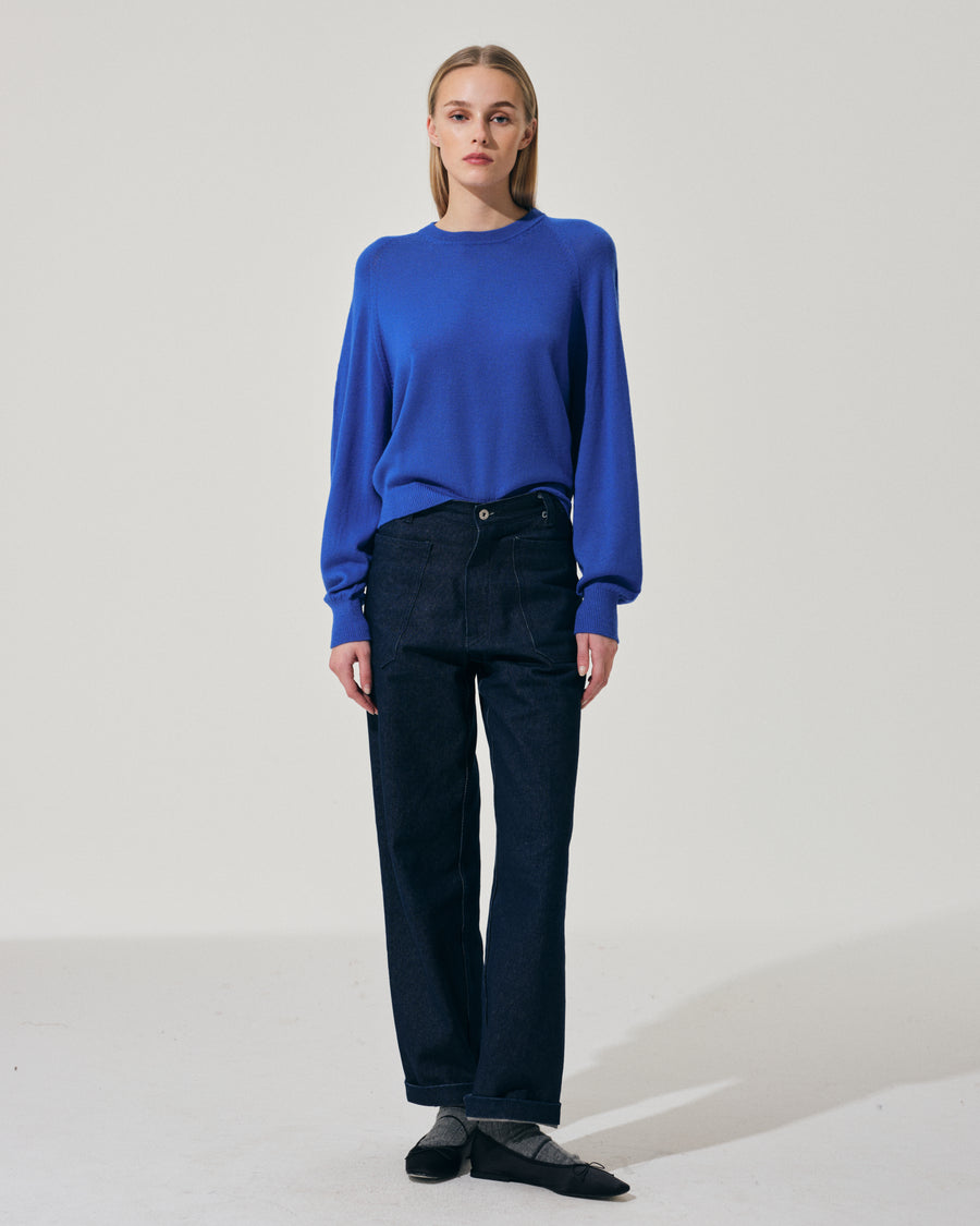 Scaglione ROUND NECK BOXY RAGLAN SEAMLESS MERINO LIMONGES Soddisfazione Garantita