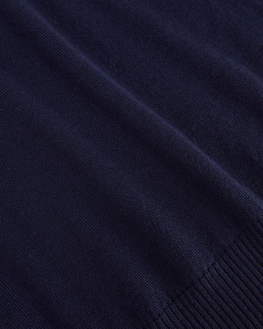 Scaglione MOCK N.RAGLAN SEAMLESS MERINO NAVY Promozione Limitata