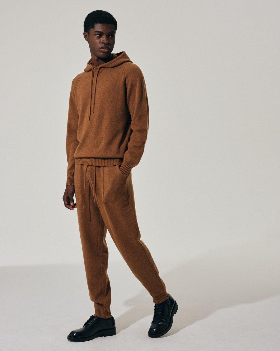 Scaglione PANTS HYBRD CASHMERE RHUM In Saldo