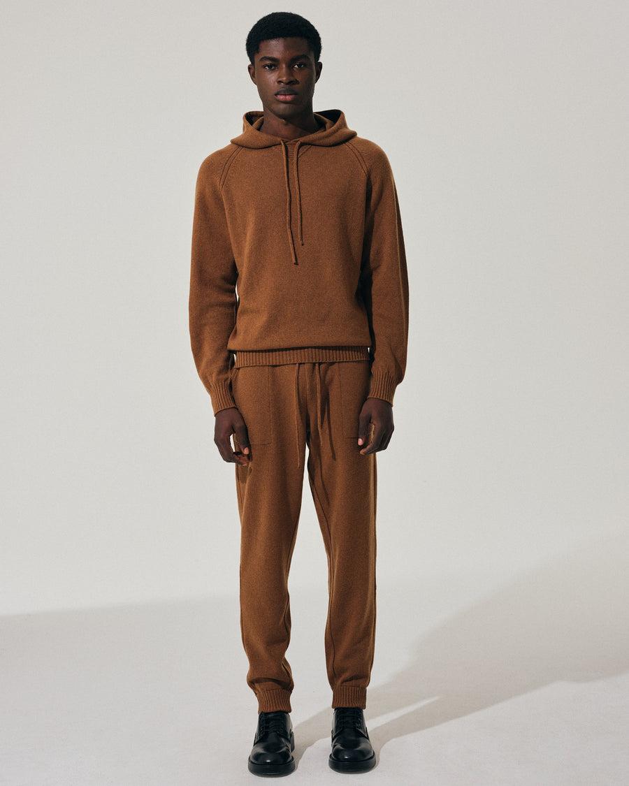 Scaglione PANTS HYBRD CASHMERE RHUM In Saldo