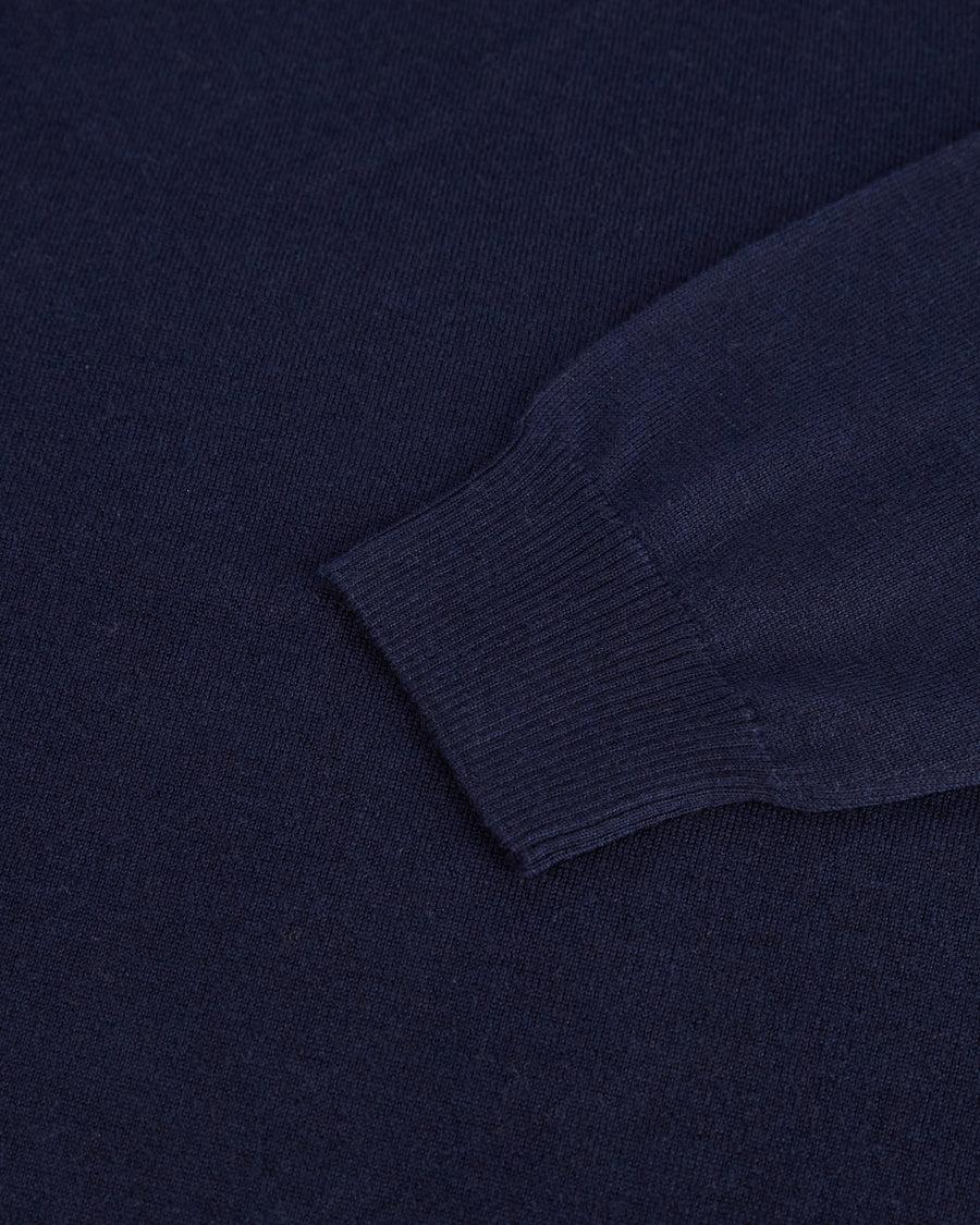Scaglione ROUND NECK CASH-SILK NAVY 2025