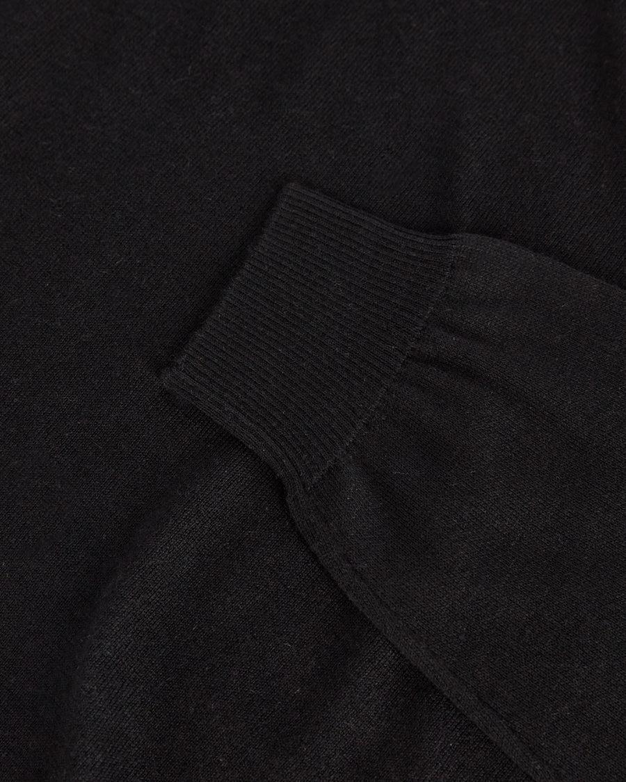 Scaglione ROUND NECK CASH-SILK BLACK Nuovo
