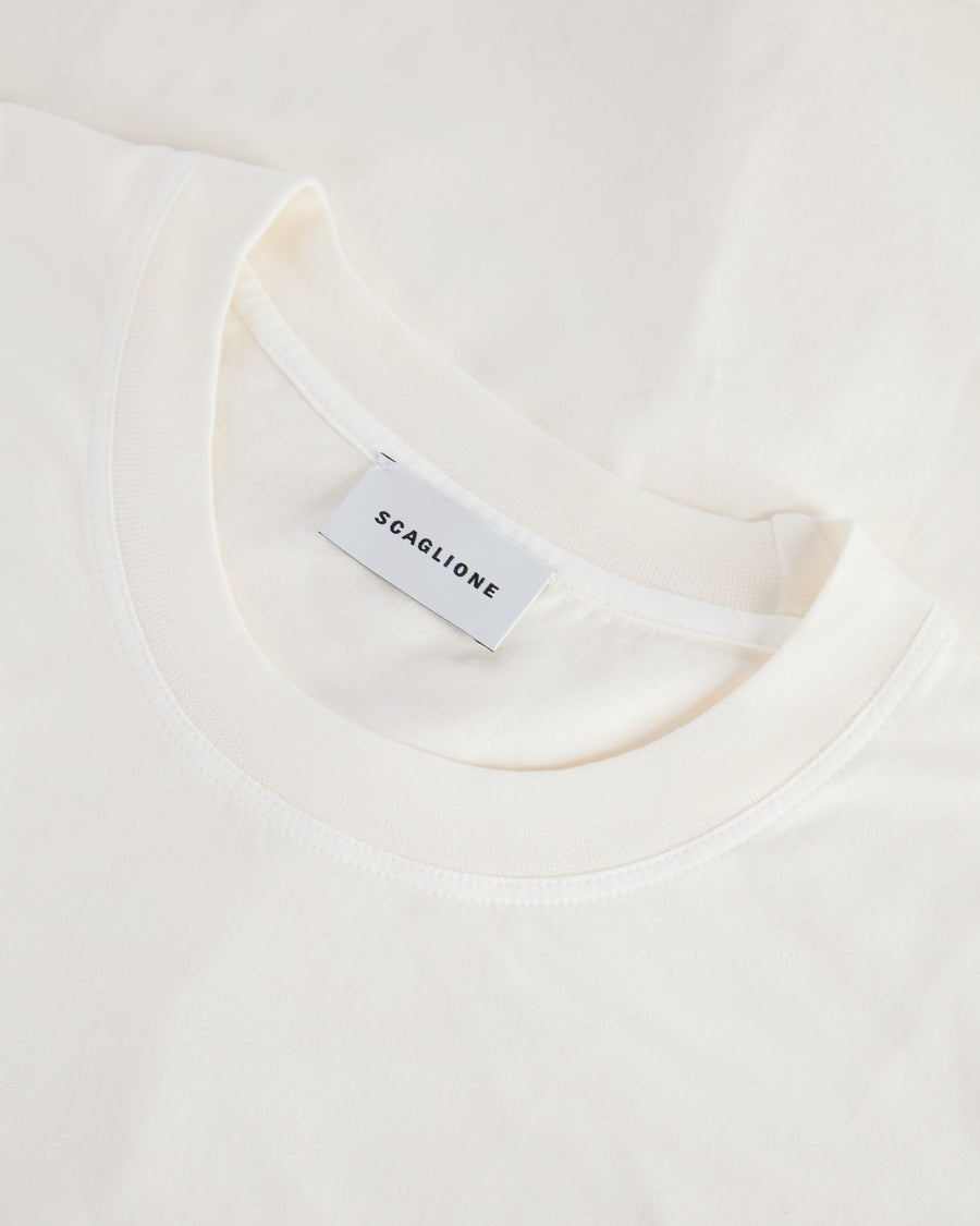 Scaglione T-SHIRT OVER J.COT MILK Negozi Online