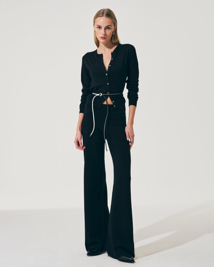 Scaglione REBECCA SLIM KASHSILK BLACK Sconto