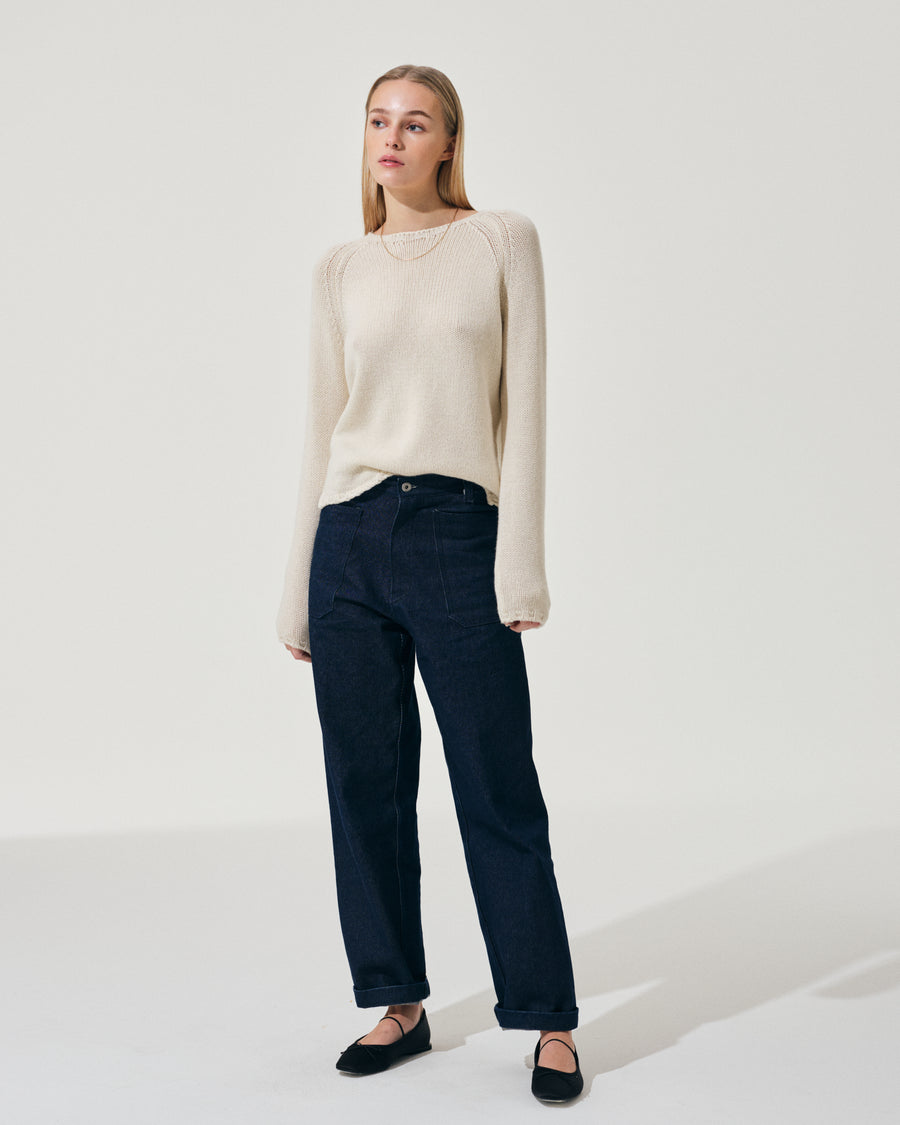 Scaglione BOAT NECK SUPER SOFT MILK Negozio