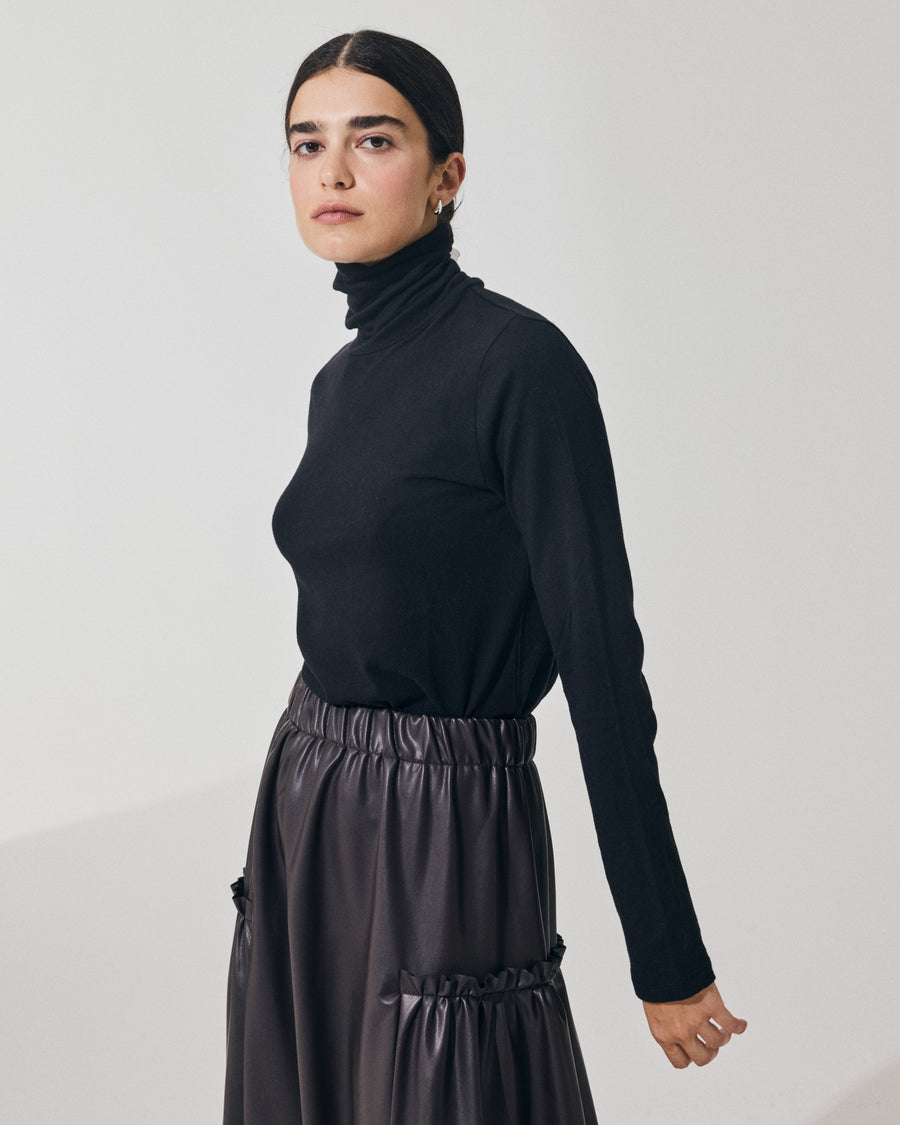Scaglione TURTLENECK BASIC CASH/COT NERO ACQUISTA ORA